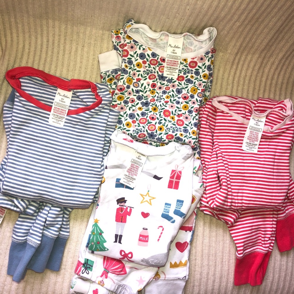 Mini Boden Lot of Pajamas size 6